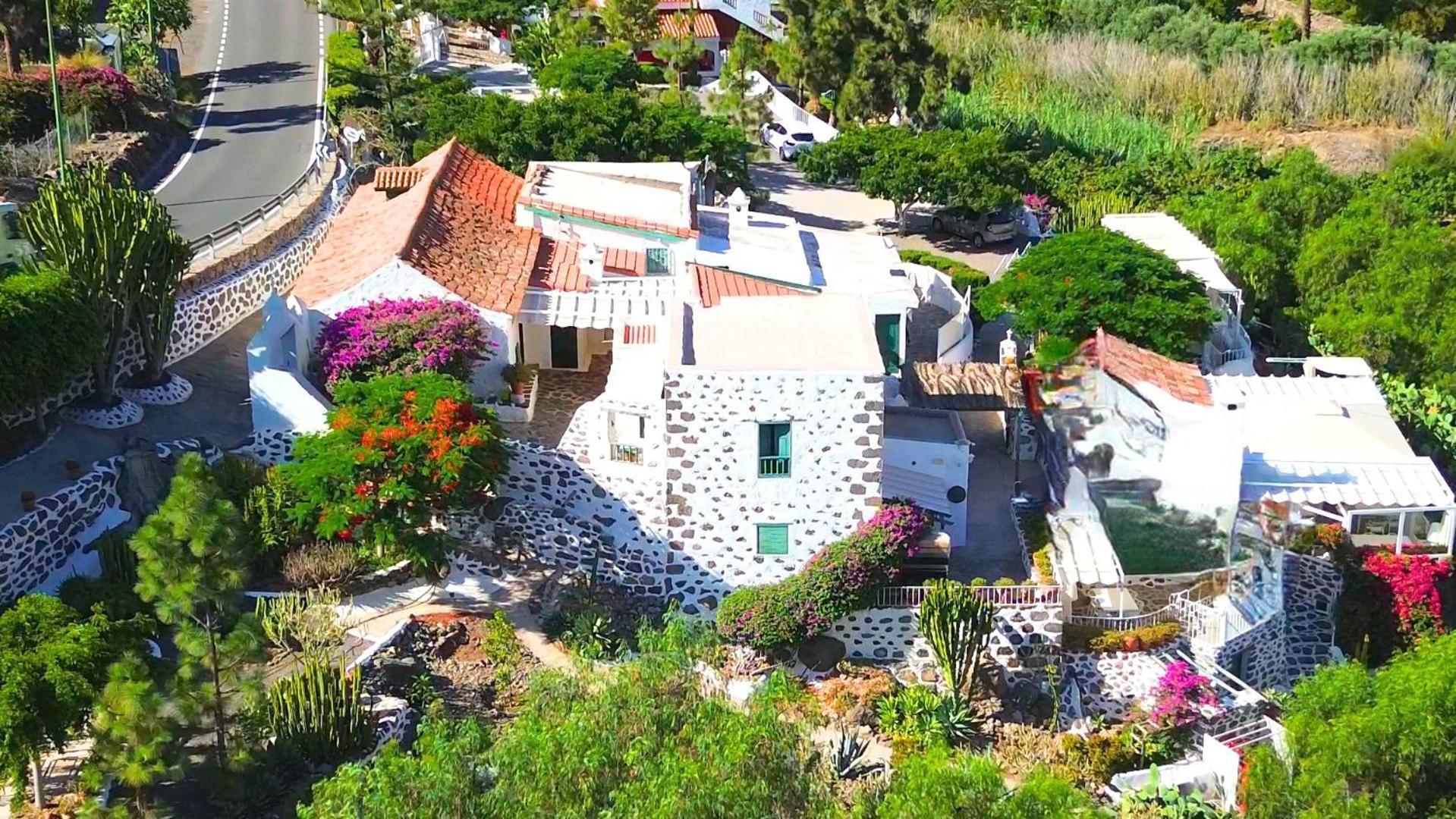 Historica Casa Con Vistas Al Jardin De Cactus Y Montanas Villa Mogán Exterior foto